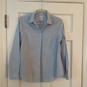 Brooks Brothers Blue Oxford Button Down Shirt Size 10P